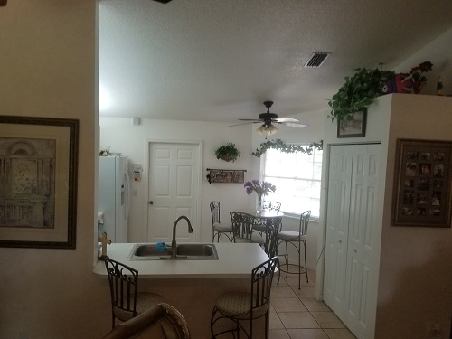 View from living room